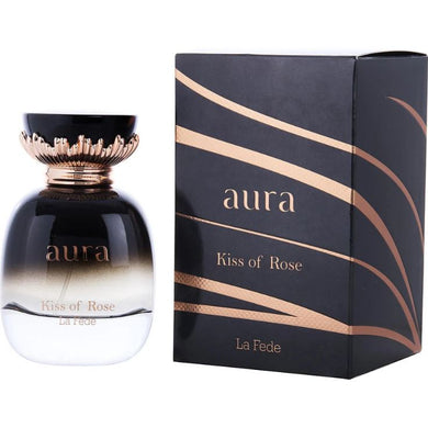 Aura Kiss of Rose Eau De Parfum By La Fede Khadlaj 100ml 3.4 fl oz