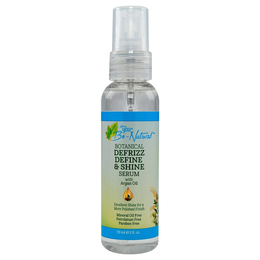 Botanical Defrizz Define & Shine Serum With Argan Oil Lusters You Be-Natural 2 oz (59ml)