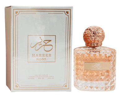 Hareer Rose Eau De Parfum By Aura Fragrances 100ml 3.3 FL OZ