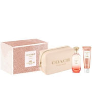 Coach Dreams Sunset 3 piece Gift Set (3oz EDP, 3.3oz lotion, complimentary pouch)