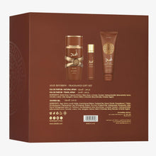Asad Bourbon for Men 3 piece EDP Gift Set by Lattafa (3.4oz EDP, 3.4oz shower gel, 0.4oz travel spray)
