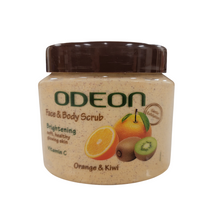 ODEON Orange & Kiwi Brightening Face & Body Scrub 300ml