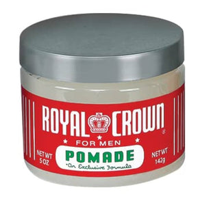 royal crown hair dressing Pomade for Men, 5 oz Women's Cream Off-the-shoulder knitted lasting hairstyle dantelli boneli gelinlik Train:With Train
