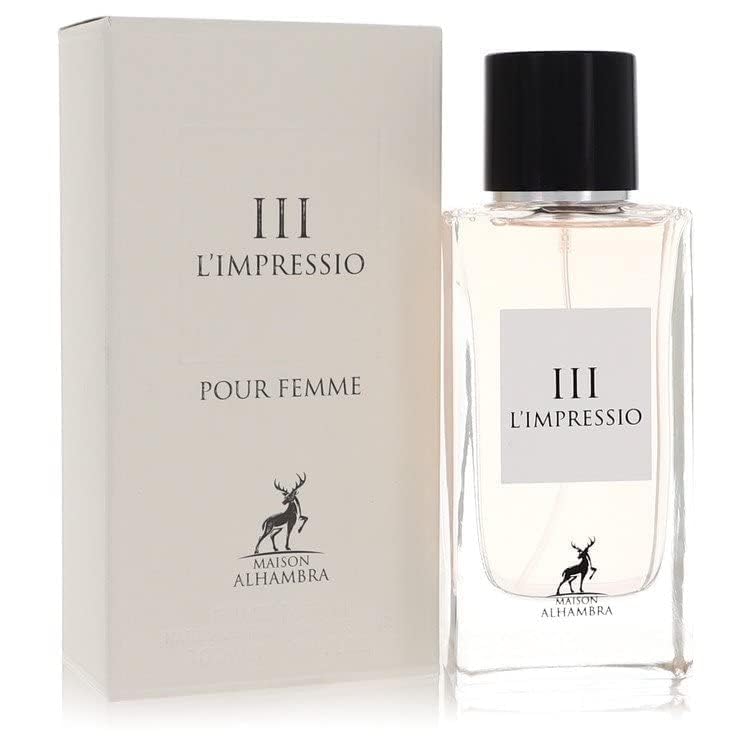 III L'Impressio Pour Femme Eau De Parfum By Maison Alhambra 100ml 3.4 Fl Oz