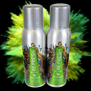 Re-Fresh Key Lime Smoke Odor Eliminator 4 FL OZ 118ML Non-Aerosol (2x Pieces)