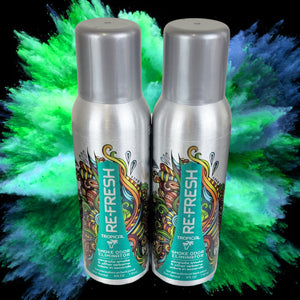 Re-Fresh Tropical Smoke Odor Eliminator4 FL OZ 118ML Non-Aerosol (2x Pieces)