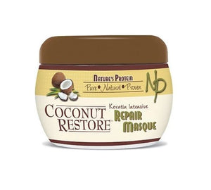 NATURE'S PROTEIN Coconut Restore Keratin Intensive Repair Masque 8oz (227g)