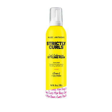 Strictly Curls Curl Enhancing Styling Foam Extra Hold By Marc Anthony 10 OZ (283g)