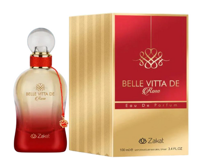 Belle Vitta De Rosa Eau De Parfum By Zakat Zoghbi Parfums 100ml 3.4 FL OZ