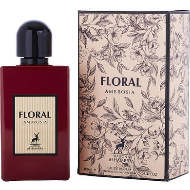 Floral Ambrosia Eau De Parfum By Maison Alhambra | Lattafa 3.4 Fl Oz 100ml Oriental Perfume