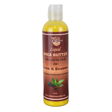 Liquid Shea Butter With Tea Tree Oil 8 oz By Mine Botanicals