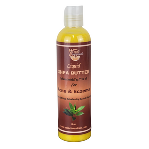 Liquid Shea Butter With Tea Tree Oil 8 oz By Mine Botanicals