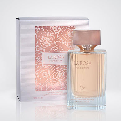 La Rosa Pour Femme Eau De Parfum By Almas Perfumes 100ml 3.4 FL OZ Made In Saudi Arabia