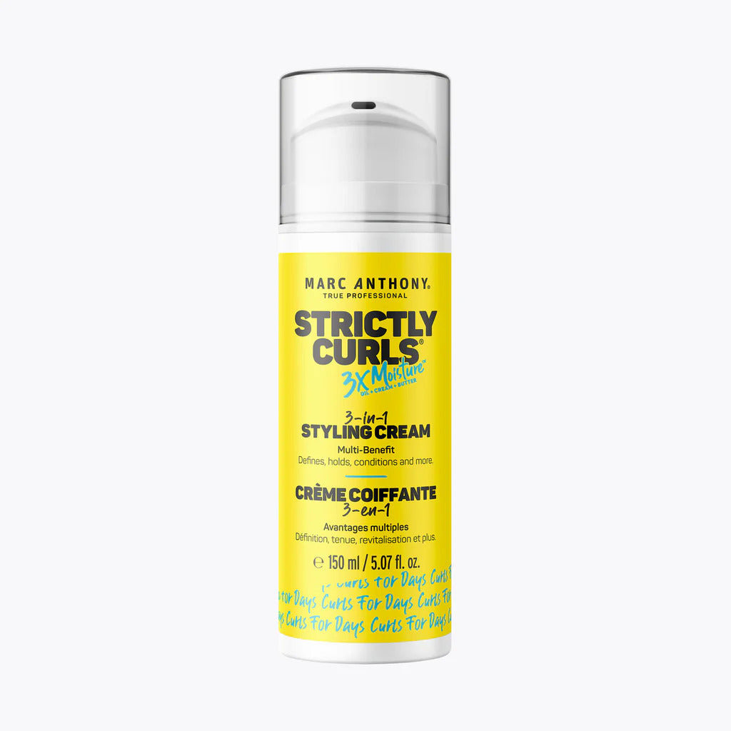 Strictly Curls 3-IN-1 Styling Cream Cream By Marc Anthony 150ml 5.01 FL OZ