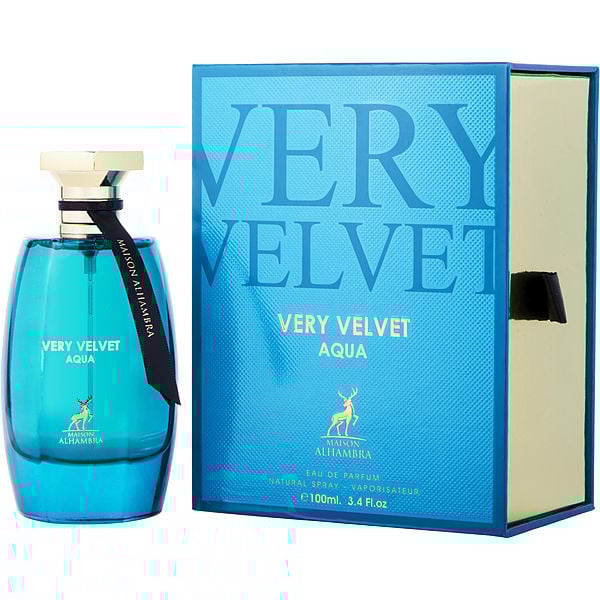 Very Velvet Aqua Eau De Parfum By Maison Alhambra | Lattafa 100ml 3.4 FL OZ Oriental Perfume