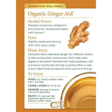 Traditional Medicinals Organic Ginger Aid Herbal Tea - Caffeine Free -16 Bags 1.13oz