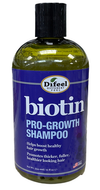 Difeel Biotin Pro-Growth Shampoo, 12 Oz.