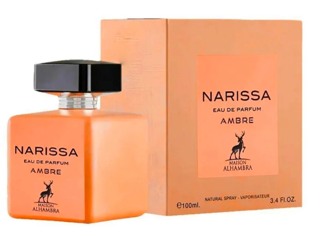 Ambre Narissa Eau De Parfum by Maison Alhambra 100ml 3.4 FL OZ