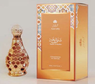 Shatha Al-Riyahin Concentrated Perfume Oil By Zakat 20ml 0.67 Fl Oz
