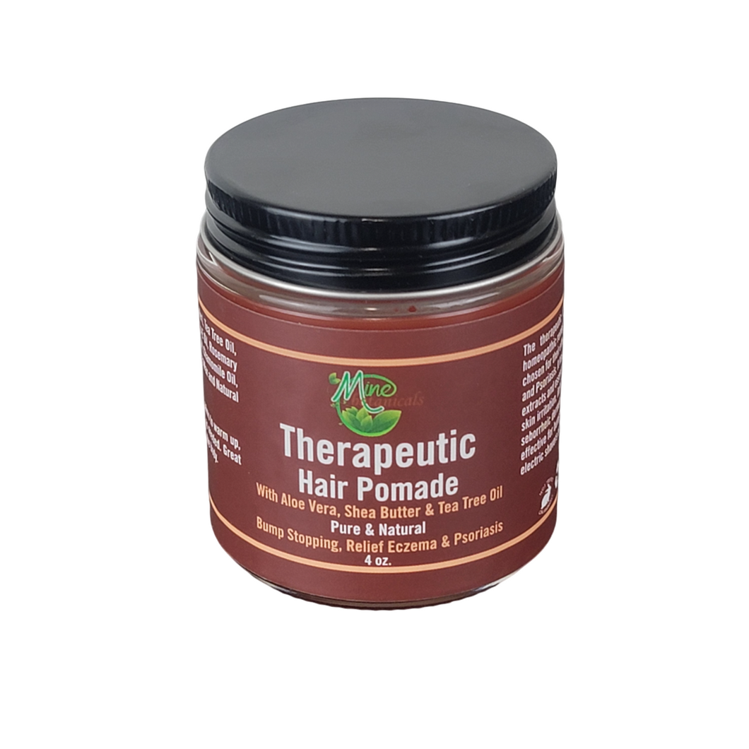 Therapeutic Hair Pomade Pure & Natural 4 oz By Mine Botanicals