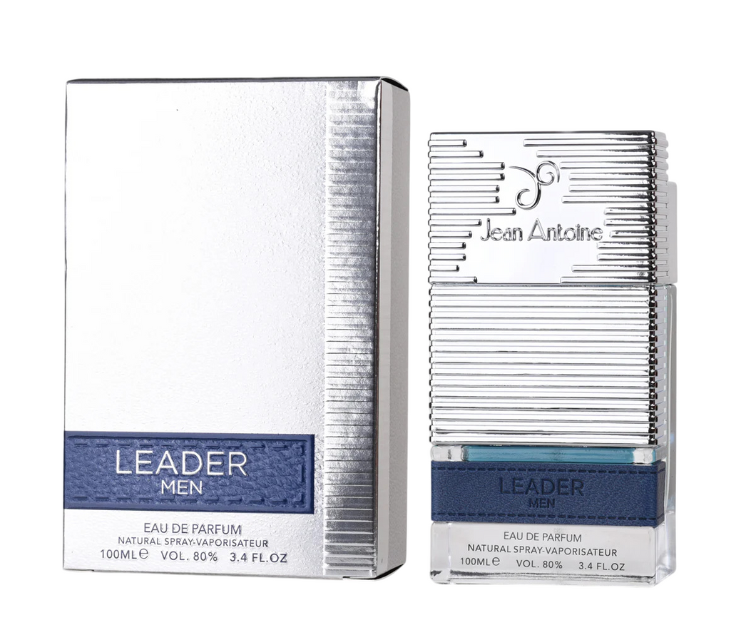 Leader Men Eau De Parfum By Jean Antoine Almas Perfumes 100 ML 3.4 FL OZ Made In Saudi Arabia