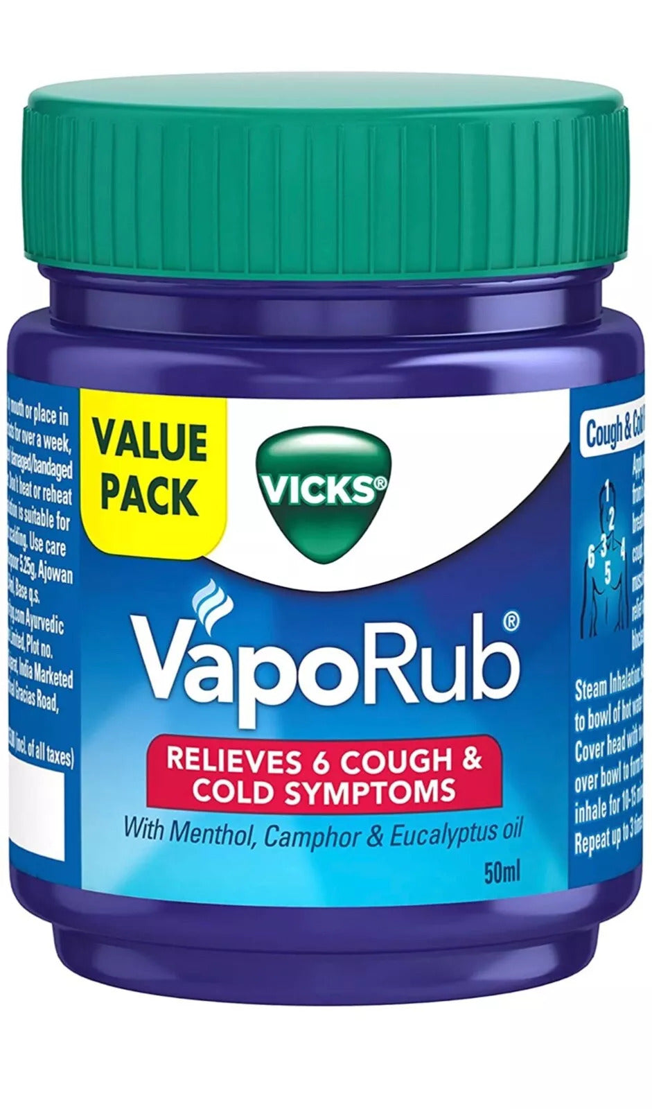 Vicks VapoRub Value Pack Travel Size 50ml