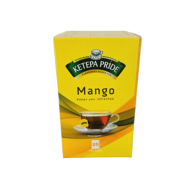 Ketepa Tea - Mango Flavoured Tea - 25 tea bags Net Weight 50g