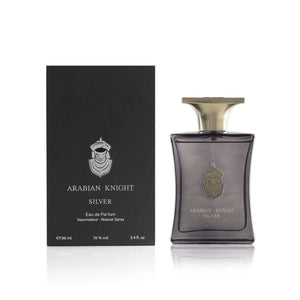Men's Arabian Knight Silver EDP Spray 3.38 oz Fragrances by Arabian Oud