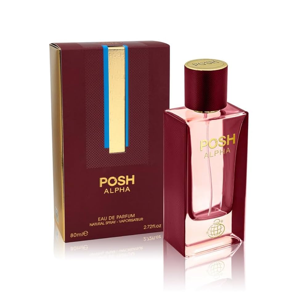 Posh Alpha Eau De Parfum by Fragrance World 80ml 2.72 FL OZ