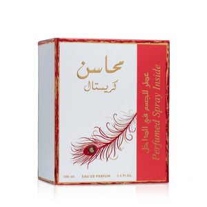 Mahasin Crystal with Deo for Women EDP - 100 ML (3.4 oz)by Lattafa Perfumes