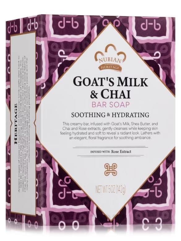 Nubian Heritage Goats Milk & Chai Bar Soap 5oz