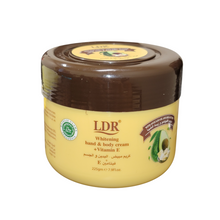 LDR Whitening Hand & Body Cream With Avocado Oil & Shea Butter W/ Vitamin E+ 225 gm 7.9 fl oz