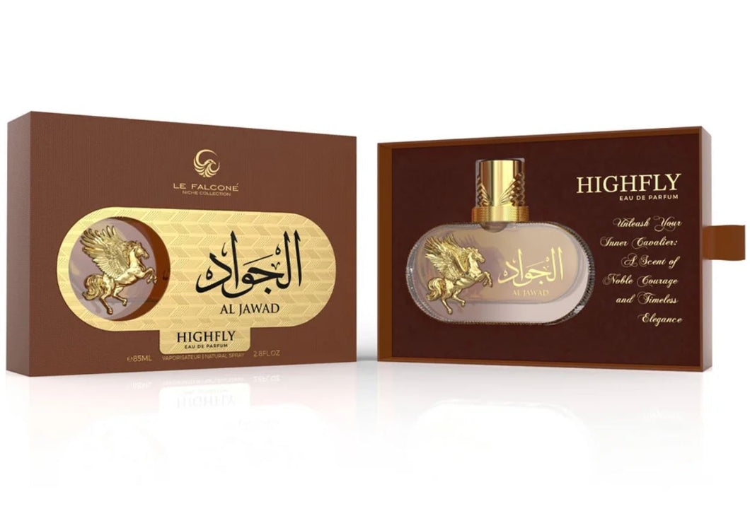 Al Jawad HighFly Eau De Parfum By Le Falcone Zoghbi 85ml 2.8 FL OZ