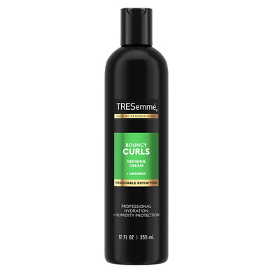 Tresemme Bouncy Curls Defining Cream +Coconut Hydration + Humidity Protection 12 fl oz 355ml