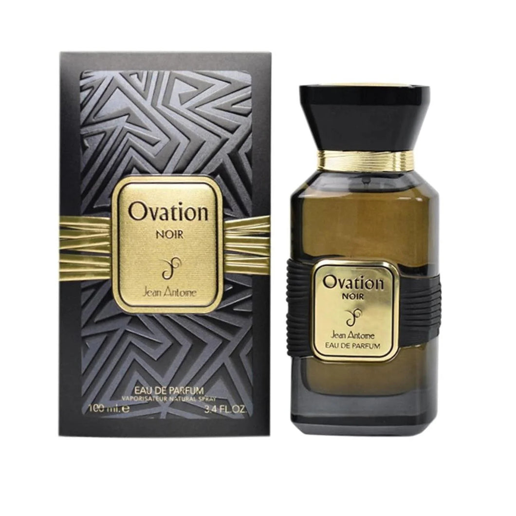 Ovation Noir Eau De Parfum By Jean Antoine Almas Perfumes 100 ML 3.4 FL OZ Made In Saudi Arabia