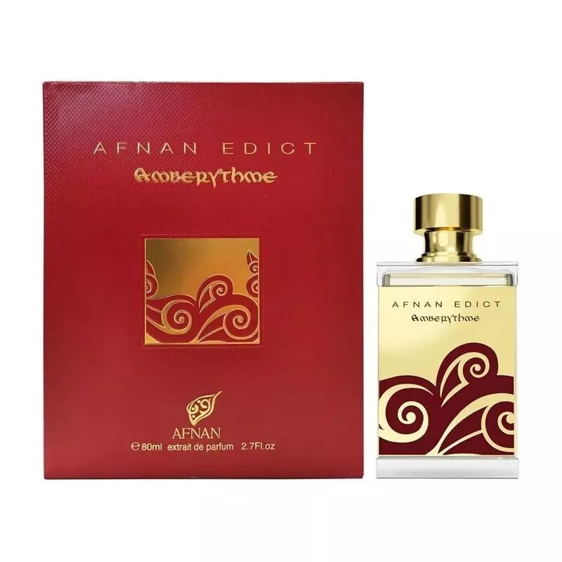 Afnan Edict Amberythme Extrait De Parfum 2.7 fl oz 80ml By Afnan