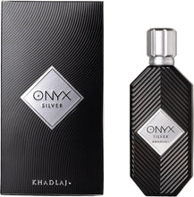 Onyx Silver Eau De Parfum Spray for Men by Khadlaj 100ml/3.4oz