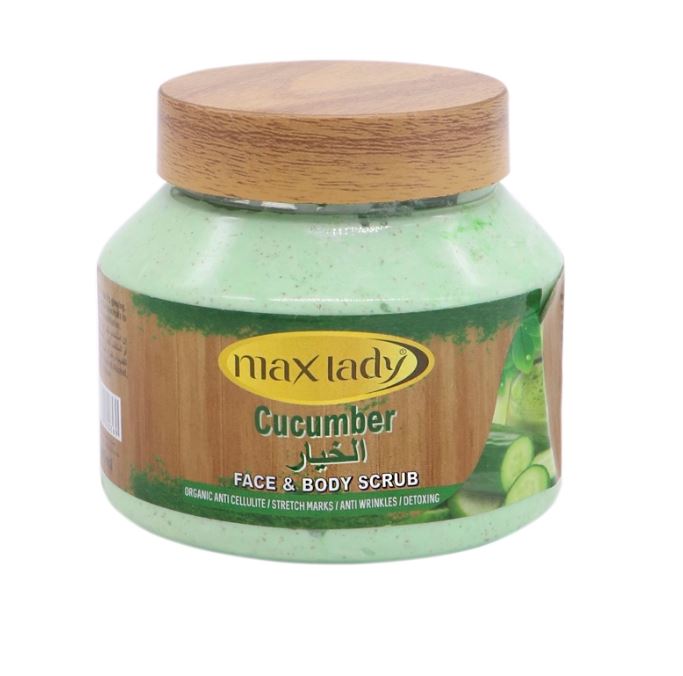 Max Lady Cucumber Face & Body Scrub 300ml