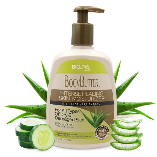 BodyButter Skin Moisturizer With Aloe Vera 8 fl oz (236ml) By Biocare Labs