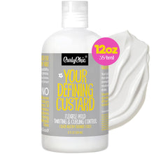CurlyChic Your Defining Custard - Flexible Hold Twisting & Curling Control 12 fl oz 354 ml