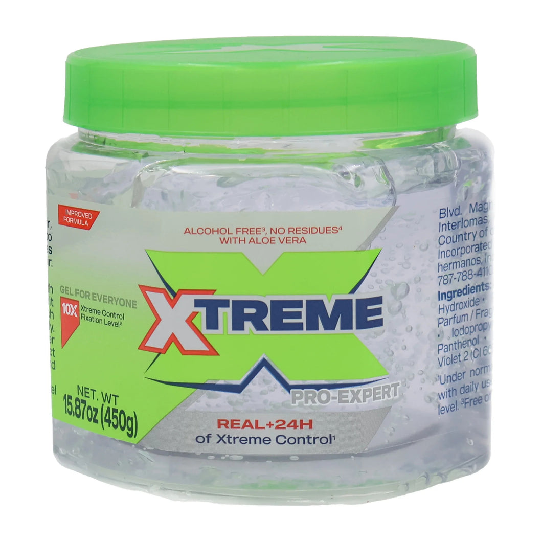 Xtreme Pro-Expert 10x Hold factor Hair Gel +24H Xtreme Control 15.87 oz (450kg)