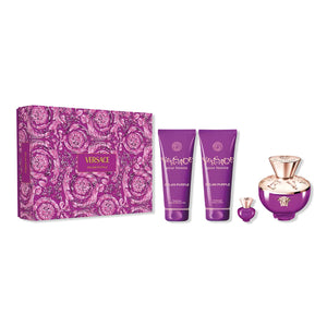 Versace Dylan Purple Pour Femme 4-Piece Gift Set Perfumes, Body wash & Lotion