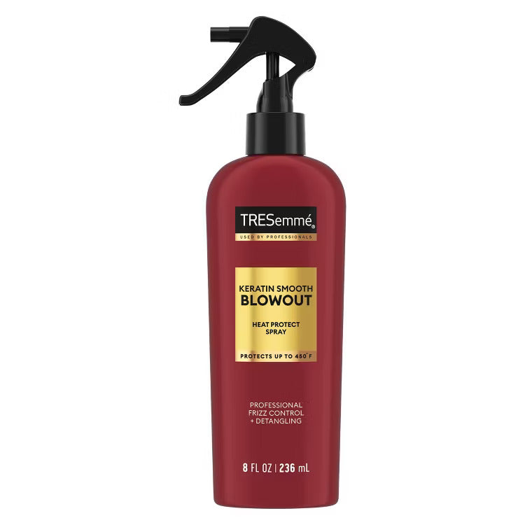 Tresemme Heat Protect Spray for 5-in-1 Anti-Frizz Control Keratin Smooth with Marula Oil - 8 fl oz 236ml