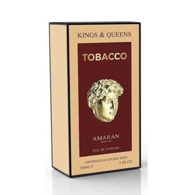 Kings & Queens Tobacco Eau De Parfum By Amaran 100ml 3.4 FL OZ