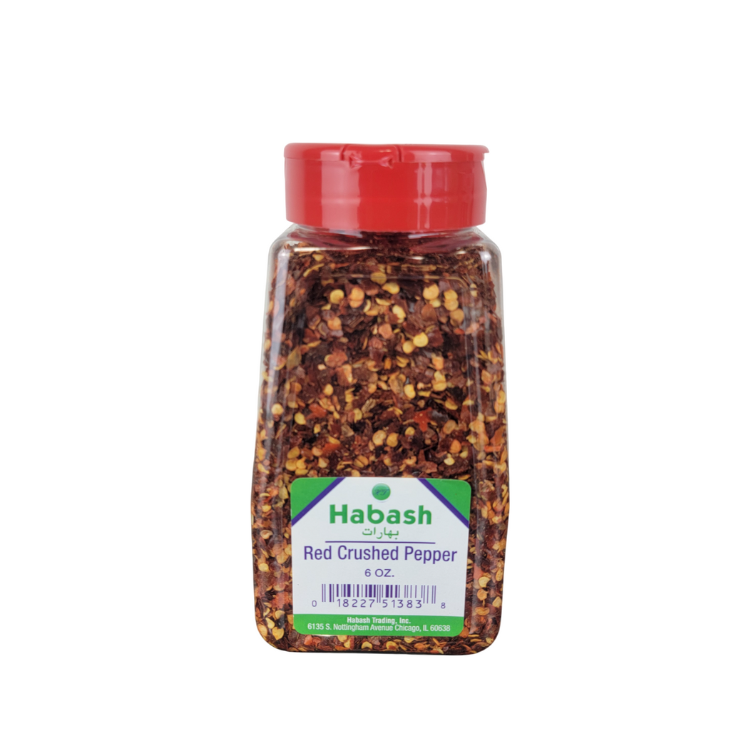 Red Crushed Pepper 6oz By Habash Imported Spices