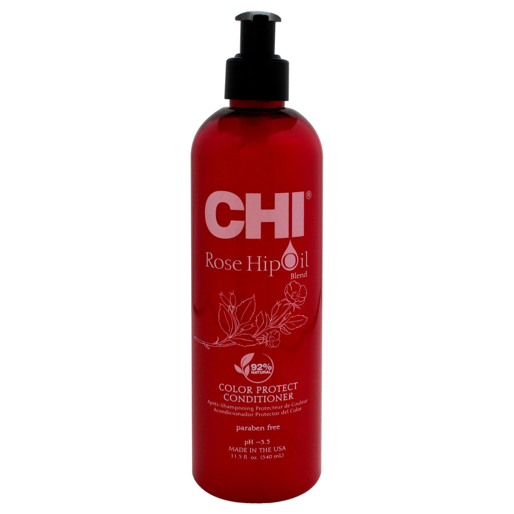CHI Rose Hip Oil Color Protect Conditioner Sulfate & Paraben Free 11.5 fl oz (340ml)