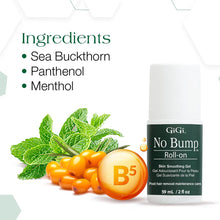 GiGi No Bump Roller Gel - Ingrown Hair Treatment Roll on & Razor Bump Remover 59ml 2 fl oz