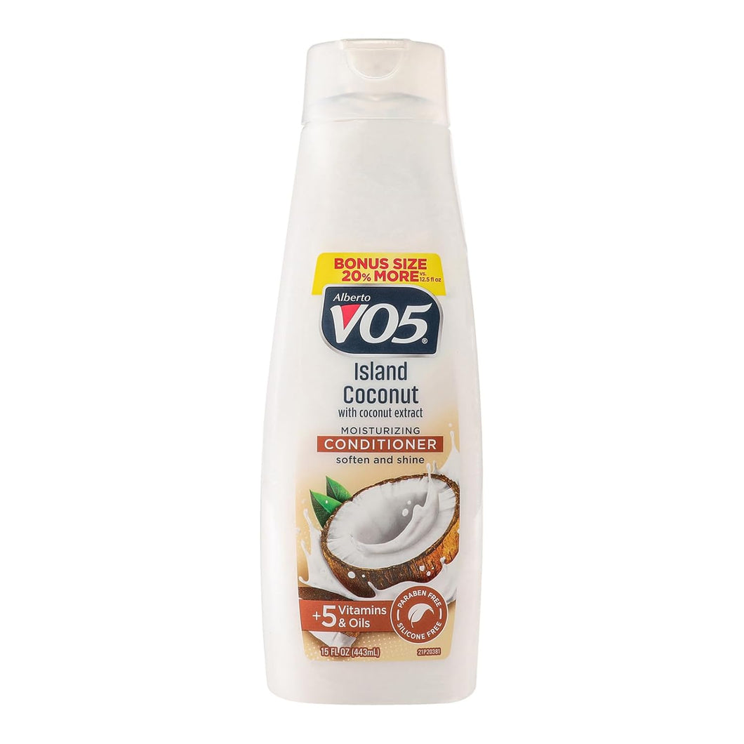 Island Coconut Conditioner +5 Vitamins & Oils 15 fl oz By Alberto Vo5