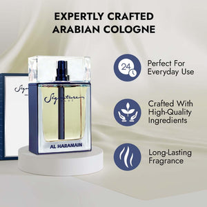 Signature Blue Eau De Parfum By Al Haramain 100ml 3.33 FL OZ