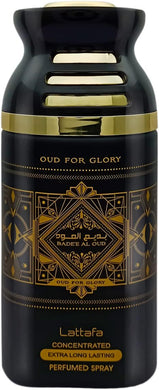 Oud For Glory Bade'e Al Oud Concentrated Extra Long Lasting Perfumed Spray By Lattafa 250ml 9 FL OZ.jpg